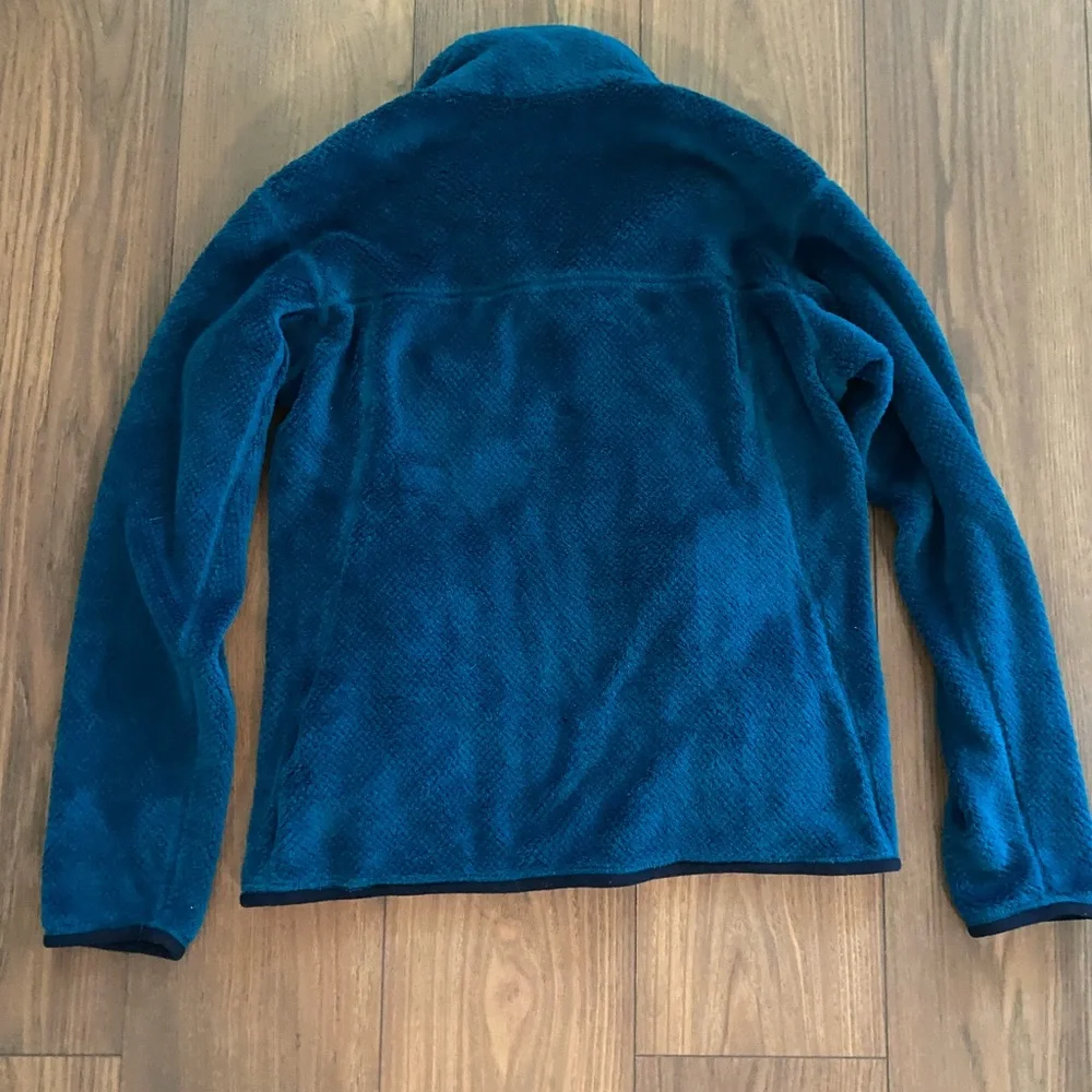 Patagonia Re Tool Snap T Fleece Pullover Sweater in Teal Women’s Med - Picture 5 of 8